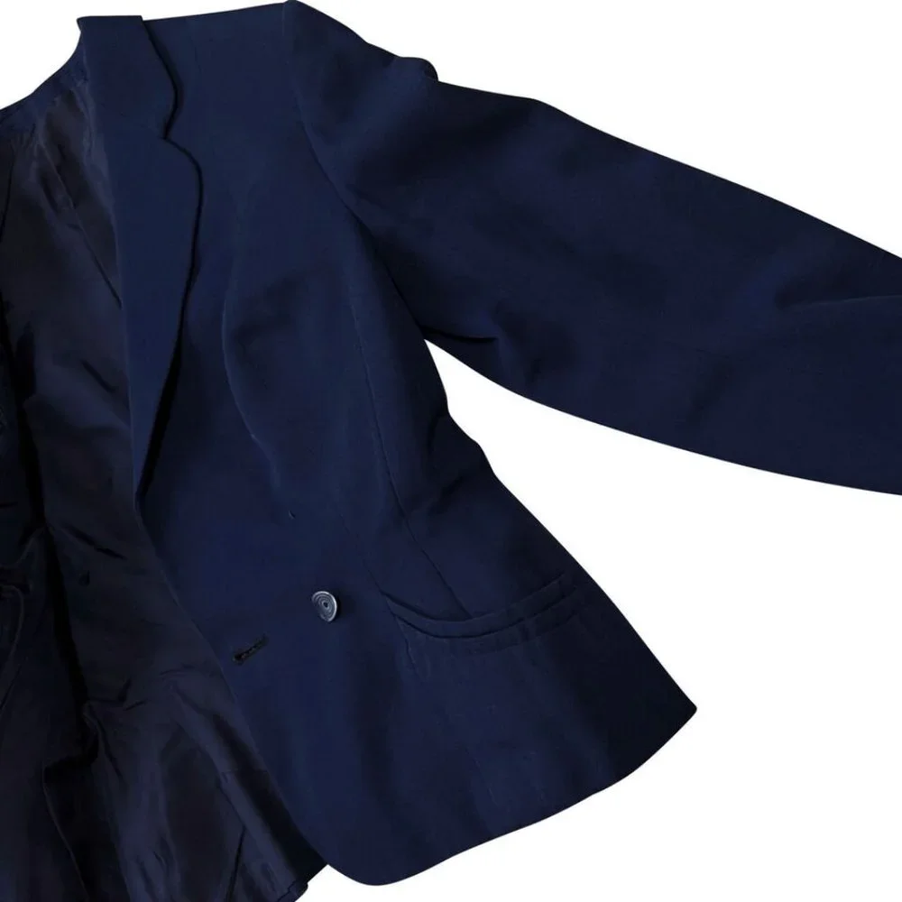 kusoffskys (Sweden) Eased Waist Princess Styline Cloverleaf Blazer (Dior) : S